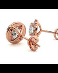 Cercei Delicați Aurora din Aur 14k Cu Moissanite de 0.99 ct