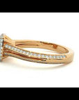 Inel de Logodnă Amalfi Pavé din Aur 14k cu Diamante Naturale de 1.02 ct