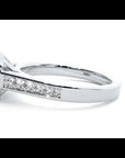 Inel de Logodnă Vintage din Aur 14k cu Moissanite Brilliant Halo Pavé de 0.98 ct