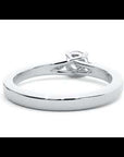 Inel De Logodnă Solitaire Pulse de Nuit din Aur 14k cu Diamante Naturale de 0.59 ct