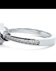 Inel Vintage Halo Pavé din Aur 14k cu Diamante Naturale de 0.69 ct