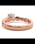 Inel De Logodnă Ballet des Cristaux cu Diamante Create în Laborator Pavé de 0.67 ct