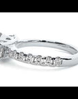 Inel de Logodnă cu Trei Diamante Naturale Pavè de 2.34 ct