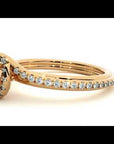 Inel de Logodnă din Aur 14k cu Diamante Naturale Rotund Brilliant de 0.83 ct