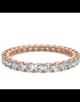 Inel Eternity Grandeur din Aur 14k cu Diamante Create în Laborator de 1.04 ct