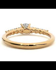 Inel De Logodnă Solitaire Pavé Royal cu Diamante Naturale de 1.10 ct