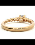 Inel De Logodnă Solitaire Vent du Nord din Aur 14k cu Moissanite de 1.16 ct