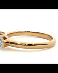 Inel Trei Diamante din Aur 14k Create în Laborator Montate Unic de 0.88 ct
