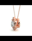 Lanț cu Pandantiv Moissanite Pară Fațetată de 0.79 ct