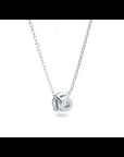 Lanț cu Pandantiv Solitaire Rotund din Diamant Creat în Laborator de 1.03 ct