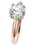Inel de Logodnă Solitaire Heritage din Aur 14k cu Diamant Creat în Laborator de 1 ct