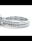 Inel de Logodnă Capri Pavé cu Diamante Create în Laborator de 1.10 ct