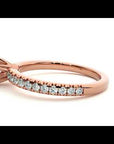 Inel De Logodnă Solitaire Légende de Mer din Aur 14k cu Moissanite de 1.03 ct.