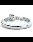 Inel De Logodnă Prospère Pavé din Aur 14k cu Moissanite de 1.23 ct