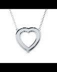 Lanț cu Pandantiv Inimă Royal, Moissanite de 1.08 ct
