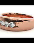 Verighetă Eternity din Aur 14k cu Moissanite de 1.01 ct