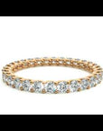 Inel Eternitate Grandeur din Aur 14k cu Moissanite de 1.04 ct