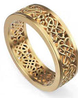 Verighetă Castelo din Aur 14k Heart Knot pentru Femei