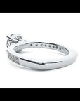Inel de Logodnă din Aur 14k cu Diamante Create în Laborator Solitaire Etern Pavé de 1.95 ct