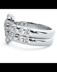 Inel L'Amour Éternel din Aur 14k cu Diamante Naturale Halo Pavè de 2.00 ct