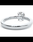 Inel de Logodnă din Aur 14k cu Diamante Create în Laborator Solitaire Etern Pavé de 1.47 ct