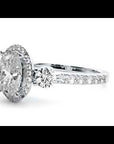 Inel De Logodnă Verona Cu Diamant Natural Oval de 1.95 ct