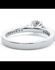 Inel de Logodnă cu Diamante Create în Laborator Solitaire Etern Pavé de 0.40 ct