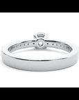 Inel de Logodnă din Aur 14k cu Diamante Create în Laborator Solitaire Etern Pavé de 0.75 ct