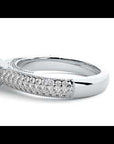 Inel De Logodnă Grande Pavé din Aur 14k cu Moissanite de 1.50 ct