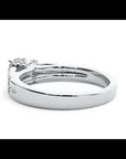 Inel de Logodnă din Aur 14k cu Diamante Naturale Pavé în Dans Etern de 0.99 ct