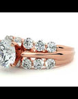 Inel De Logodnă Fleur Sauvage cu Moissanite de 2.02 ct