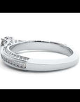 Inel De Logodnă Prestige Pavé din Aur 14k cu Diamante Create în Laborator de 1.04 ct