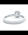 Inel de Logodnă cu Moissanite Solitaire Etern Pavé de 1.14 ct