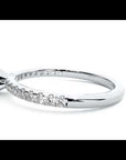 Inel de Logodnă Pavé din Aur 14k cu Diamante Naturale Brilliant de 0.41 ct