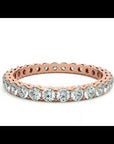 Inel Eternity cu Moissanite de 1.12 ct