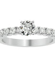 Inel De Logodnă d’Amour Solitaire cu Diamante Create în Laborator de 0.70 ct. din Platina - Castelo.ro