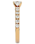 Inel De Logodnă d’Amour Solitaire cu Diamante Naturale de 0.70 ct. din 18k Aur Galben - Castelo.ro