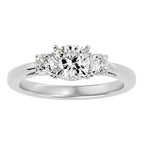 Inel de Logodnă Solitaire cu Trei Diamante Create în Laborator de 1.57 ct din Platina - Castelo.ro