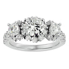 Inel de Logodnă Imperial cu Diamante Create în Laborator de 2.04 ct din Platina - Castelo.ro