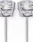 Cercei Stud Majestic cu Moissanite Tăietură Briliant de 2.5 ct din - Castelo.ro