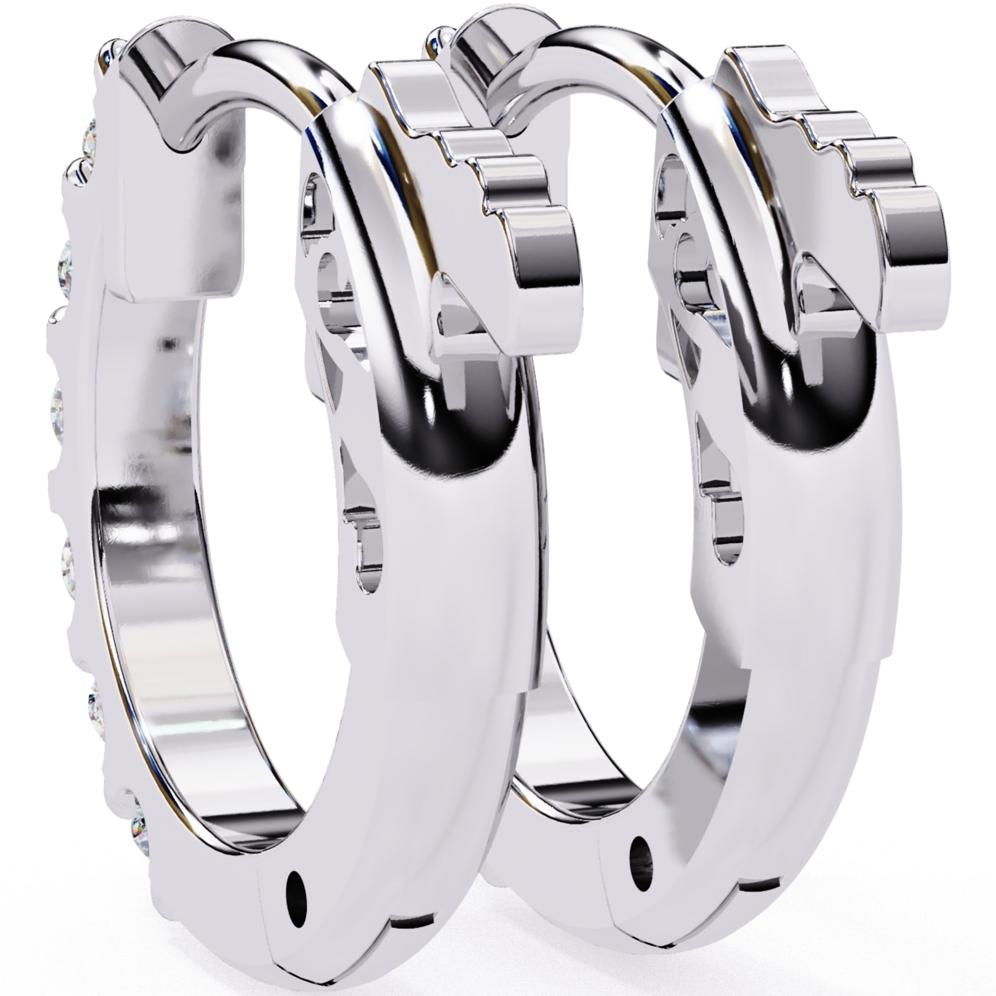 Cercei Voyage cu Diamante Create în Laborator de 0.36 ct din - Castelo.ro