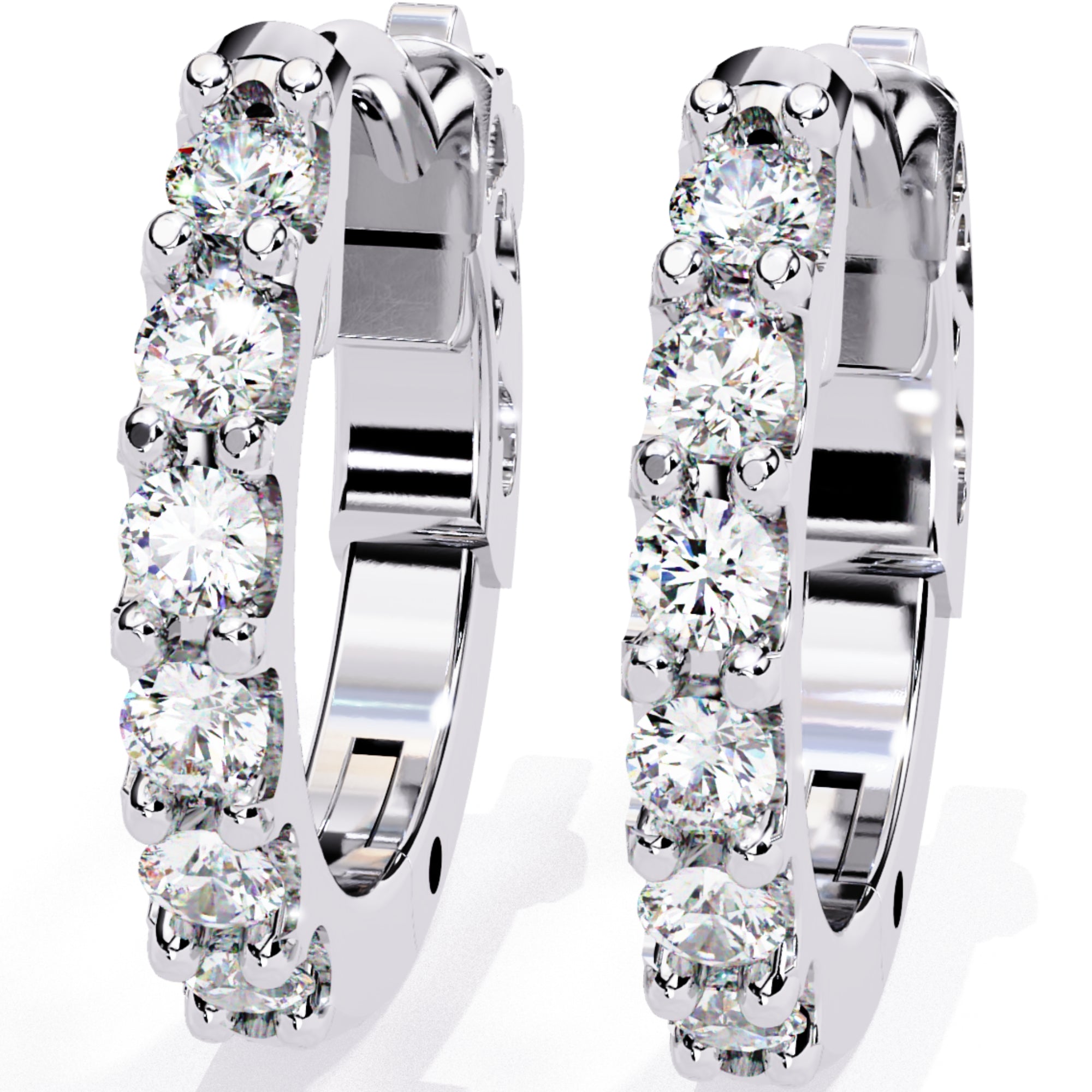 Cercei Voyage cu Diamante Create în Laborator de 0.36 ct din - Castelo.ro