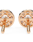 Cercei Stud Fleur din Aur 14k cu Moissanite Tăietură Briliant de 0.26 ct din 14K Aur Roz - Castelo.ro
