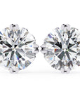 Cercei Stud La Reina cu Moissanite Tăietură Briliant de 2.5 ct din - Castelo.ro