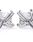 Cercei Stud Lumiere din Aur 14k cu Diamante Create în Laborator Tăietură Princess de 3 ct din 14K Aur Alb - Castelo.ro