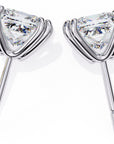 Cercei Stud Lumiere din Aur 14k cu Diamante Create în Laborator Tăietură Princess de 3 ct din 14K Aur Alb - Castelo.ro