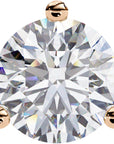 Cercei Stud din Aur 14k Cu Diamante Naturale Tăietură Briliant de 2.5 ct din - Castelo.ro