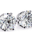 Cercei Solitaire Stud Luxury din Aur 14k cu Moissanite de 2.57 ct