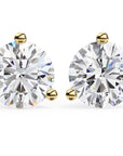 Cercei Stud Cu Diamante Naturale Tăietură Briliant de 2.5 ct din - Castelo.ro
