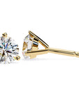 Cercei Stud din Aur 14k Cu Diamante Naturale Tăietură Briliant de 2.5 ct din - Castelo.ro